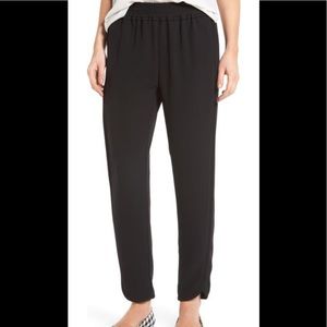 Jcrew black jogger pants size 2 (fits 2/4)